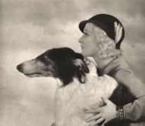 Alfred Cheney Johnston_1935_Woman with Borzoi.jpg